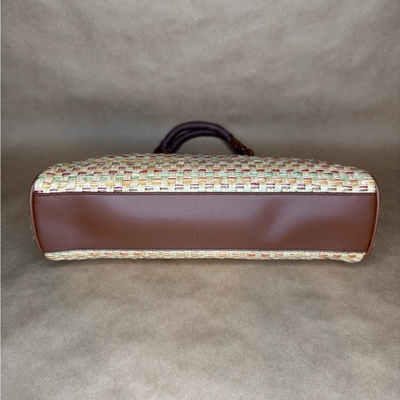 ETIENNE AIGNER Vintage Boho Style Woven Wood Purse | EUC - Picture 2 of 8